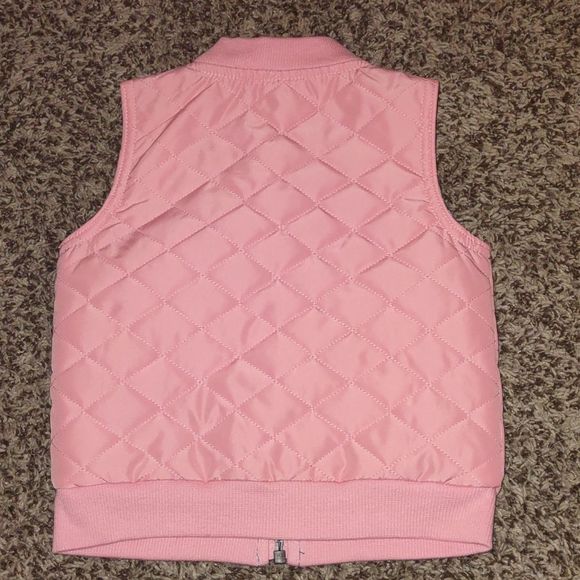 Carter's Baby Girls Pink Puffer Vest sz.18 mo - Picture 3 of 3